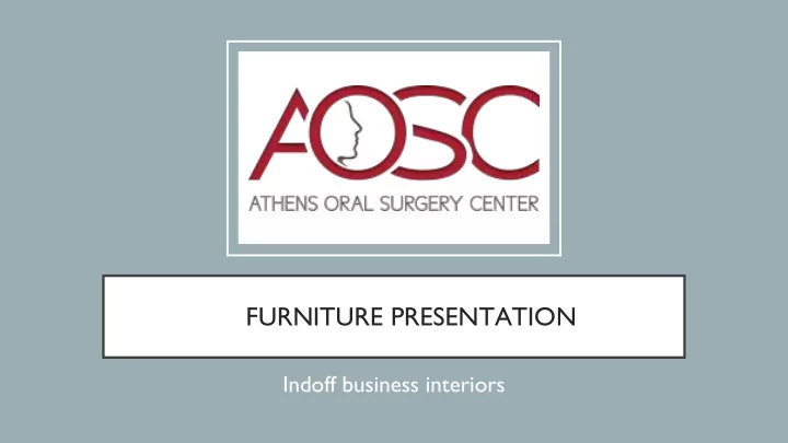 furniture presentation