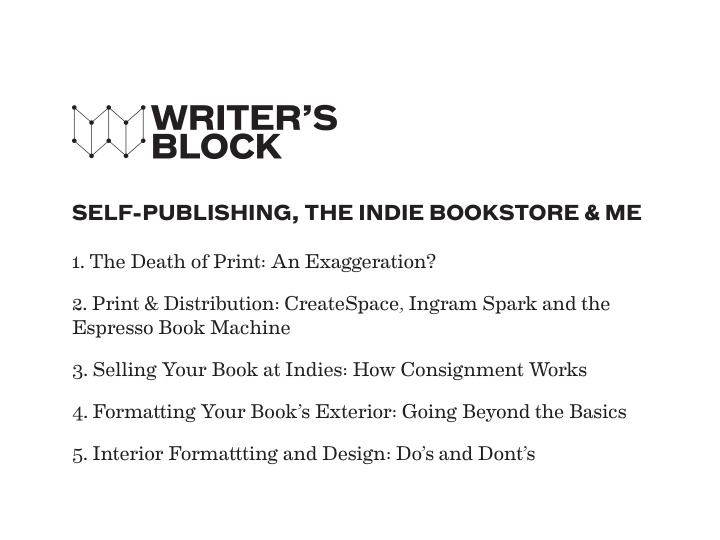 self publishing the indie bookstore me 1 the death of