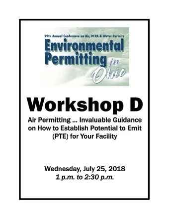 Biographical Information  William J. Bruscino, P.E., Principal Consultant, Trinity Consultants  110