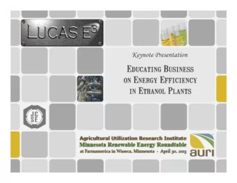 Presenters  Scott A. Lucas  Scott A.  Lucas PE  PE  Founder &amp; Managing Director of Kansas-based