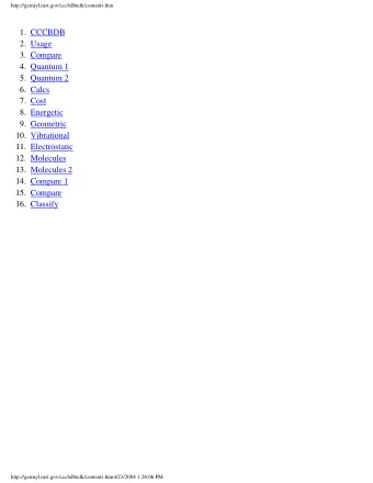 1.  CCCBDB  2.  Usage  3.  Compare  4.  Quantum 1  5.  Quantum 2  6.  Calcs  7.  Cost  8.