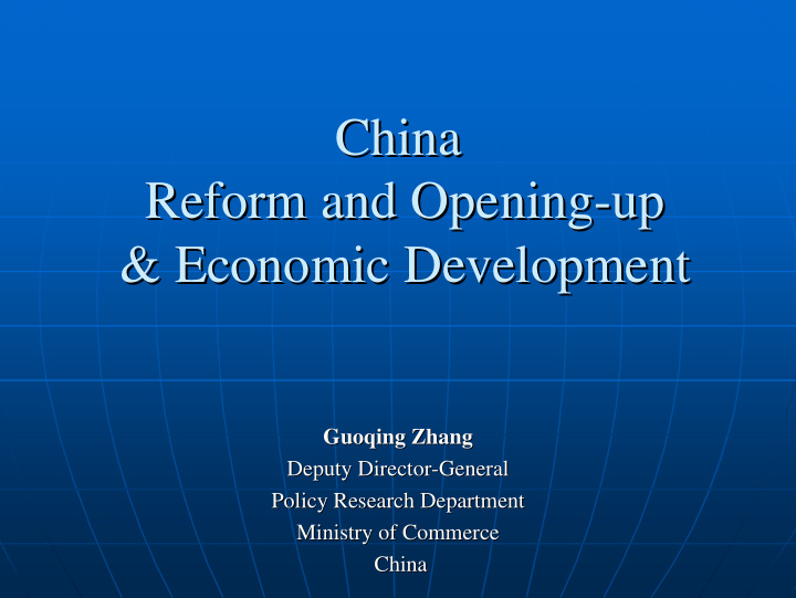 china china reform and opening up up reform and opening