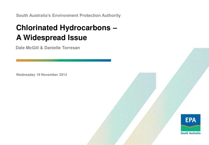 chlorinated hydrocarbons