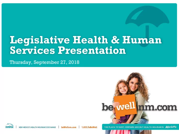 legislative health human