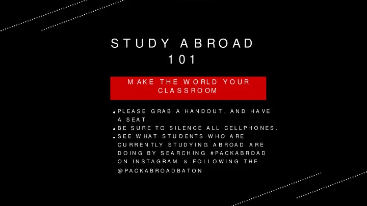 s t u d y a b r o a d 1 0 1
