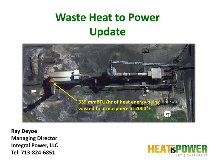 waste heat to power