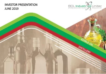 INVESTOR PRESENTATION  JUNE 2019  INDEX  2  3  3  Executive Summary  Executive Summary  4  4