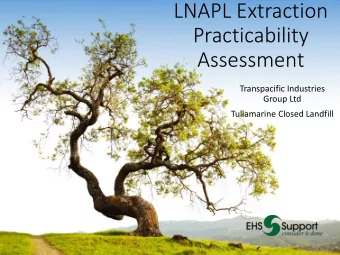 Practicability  Assessment  Transpacific Industries  Group Ltd  Tullamarine Closed Landfill