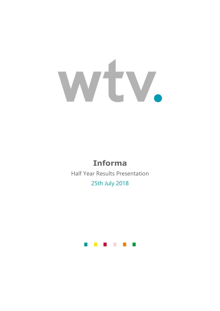 informa stephen a carter group chief executive gareth