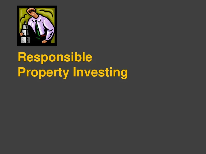 property investing rpi lies at the nexus of