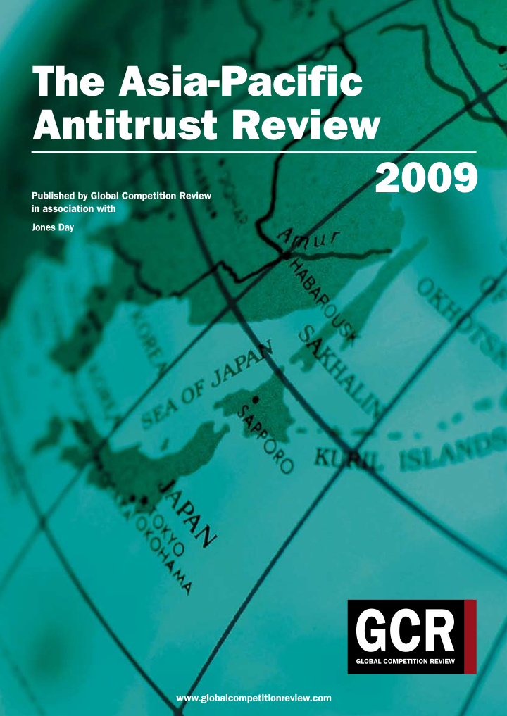 the asia pacific antitrust review 2009