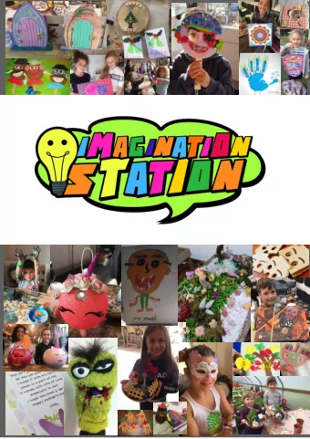 WHAT IS IMAGINATION STATION? Manchesters fully equipped pop up creative centre for kids.  AIM