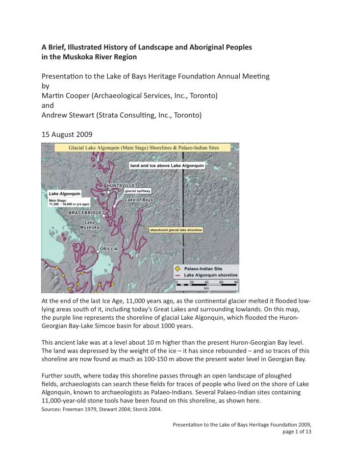 a brief illustrated history of landscape and aboriginal