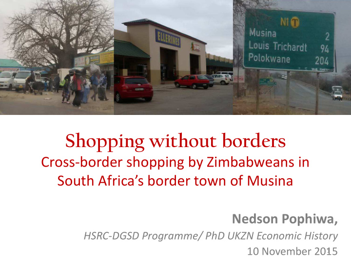 shopping without borders