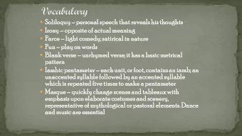 Irony ony  opposi  posite  te of  f act  ctua  ual  l me  meanin  ning  Farce ce  lig