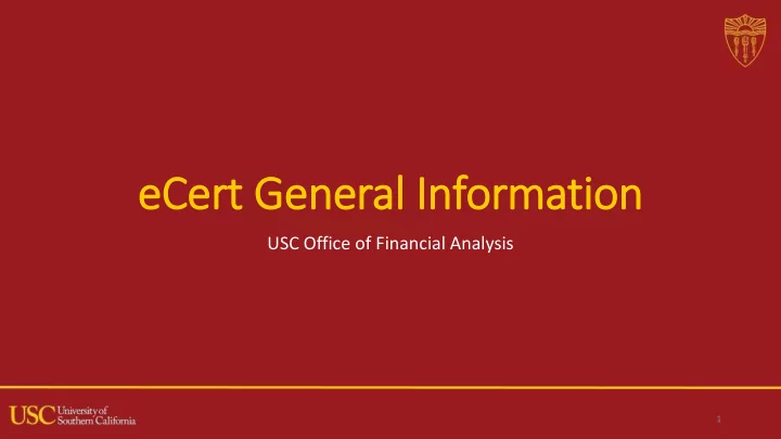 ece cert g rt general i inform rmati tion on