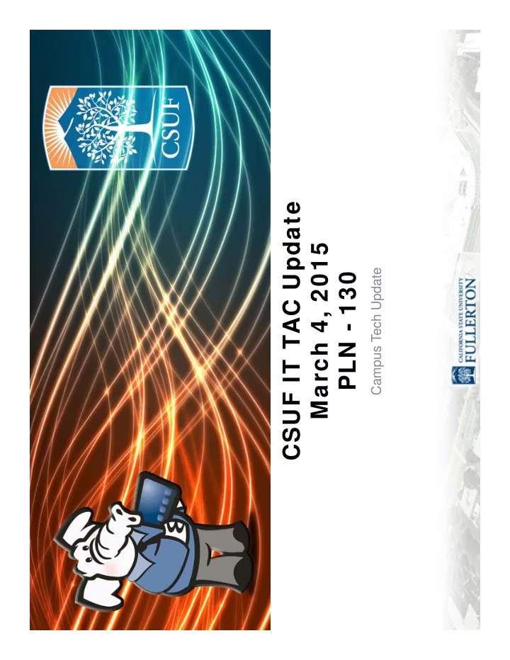 csuf it tac update march 4 2015