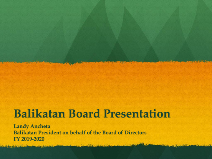 balikatan board presentation