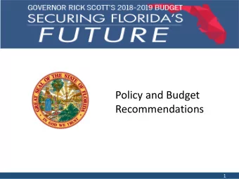 Recommendations  1  Personal Income  Non-Farm Employment  (in Million $s)  (thousands)  9500