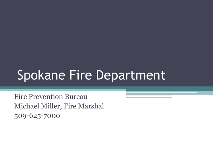 spokane fire department