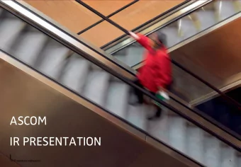 ASCOM  IR PRESENTATION  I  IR Presentation@ascom  1  [   ]  AGENDA  ABOUT ASCOM  2010 RESULTS