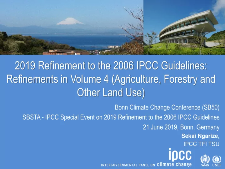 refinements in volume 4 agriculture forestry and