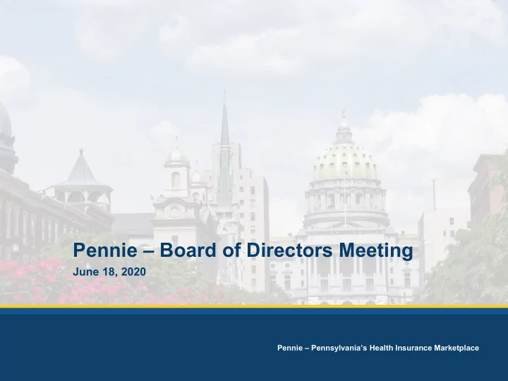 pennie board of directors meeting