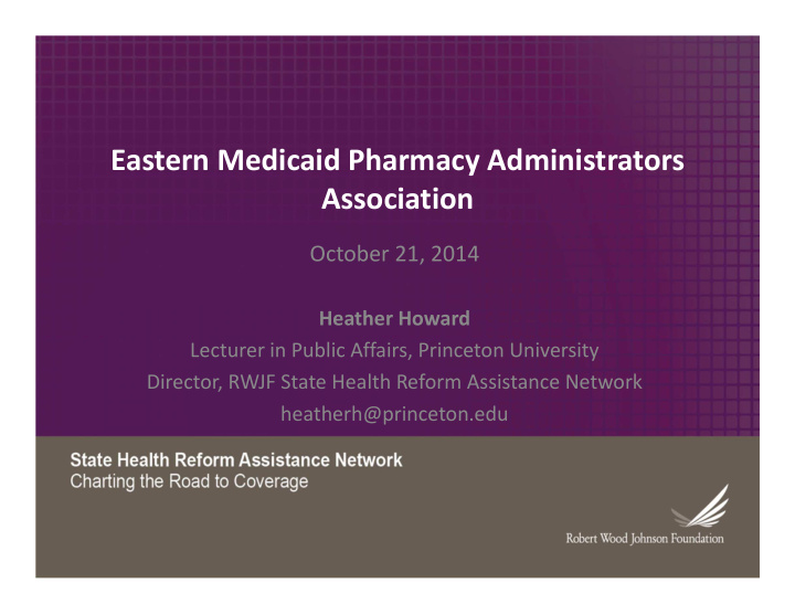 eastern medicaid pharmacy administrators association