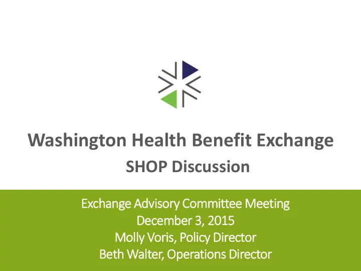 washington health benefit exchange
