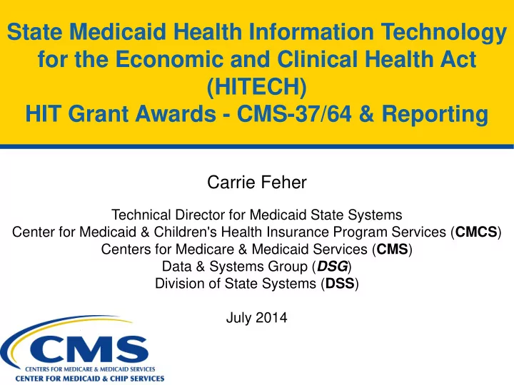 for the economic and clinical health act
