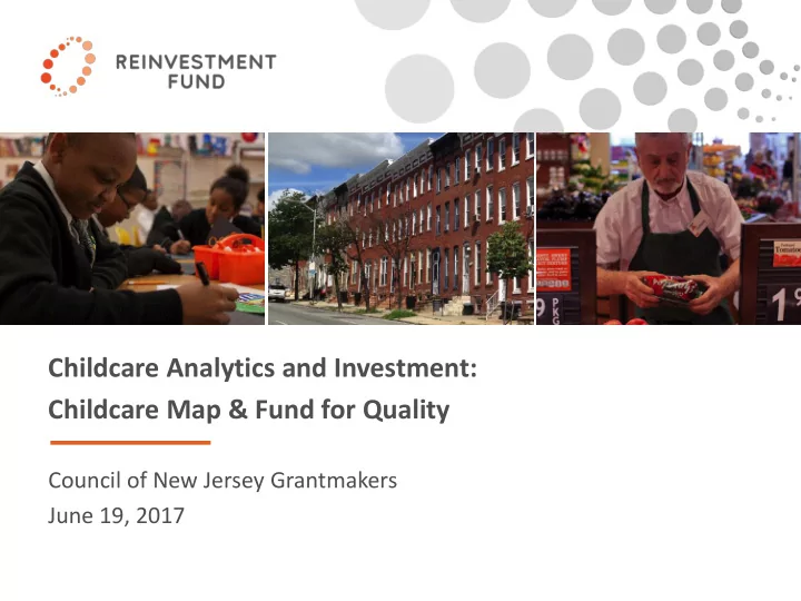 childcare analytics and investment childcare map fund for