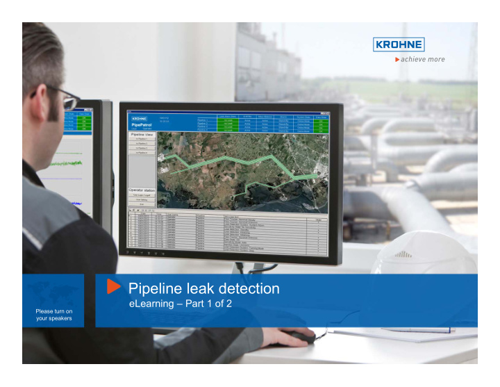 pipeline leak detection