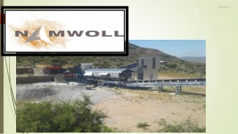 1  2019/07/1  Group structure of NAMWOLL  2  Organogram  INCUBEX  MINERALS LTD  100%  100%