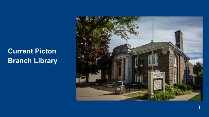 current picton branch library