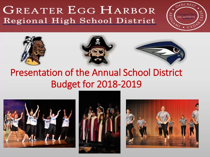 budget for 2018 2019 2019 annual district enrollment 2012