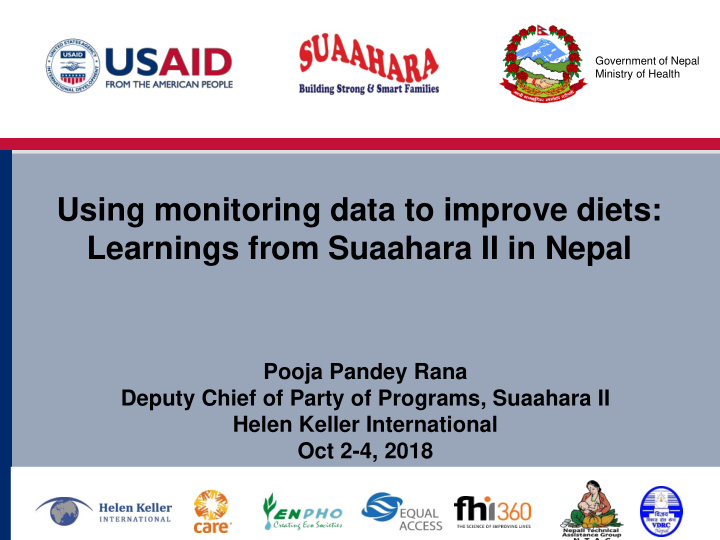 learnings from suaahara ii in nepal