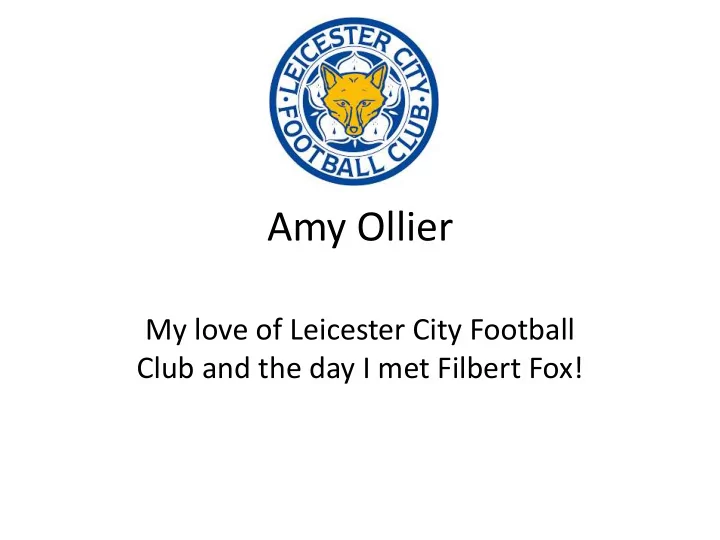 amy ollier