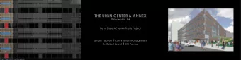 THE URBN CENTER &amp; ANNEX  Philadelphia, PA  Penn State AE Senior Thesis Project Ghaith Yacoub I
