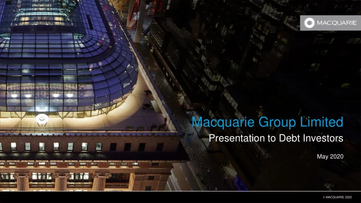macquarie group limited