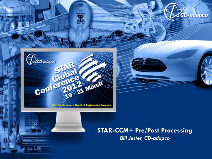 star ccm pre post processing