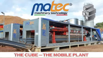 WATER TREATMENT  identify the real needs of potential customers. &amp; SILT MANAGEMENT We have