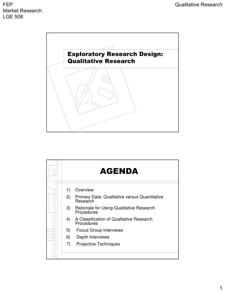 1 overview 2 primary data qualitative versus quantitative