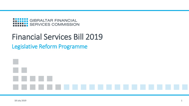 financial services bill 2019