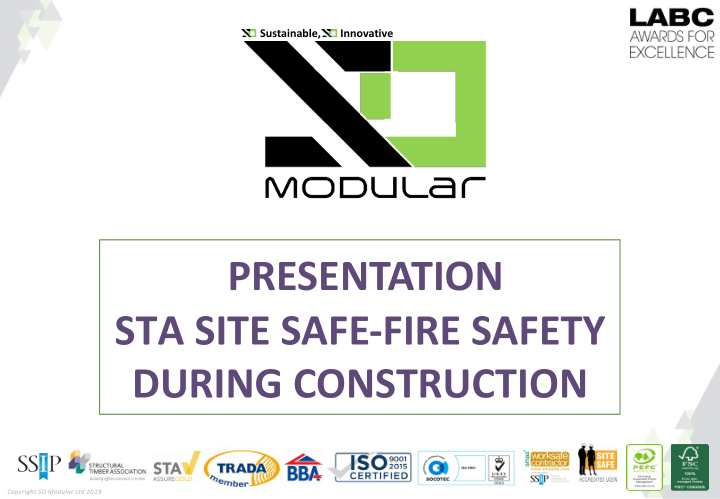 presentation sta site safe fire safety during construction