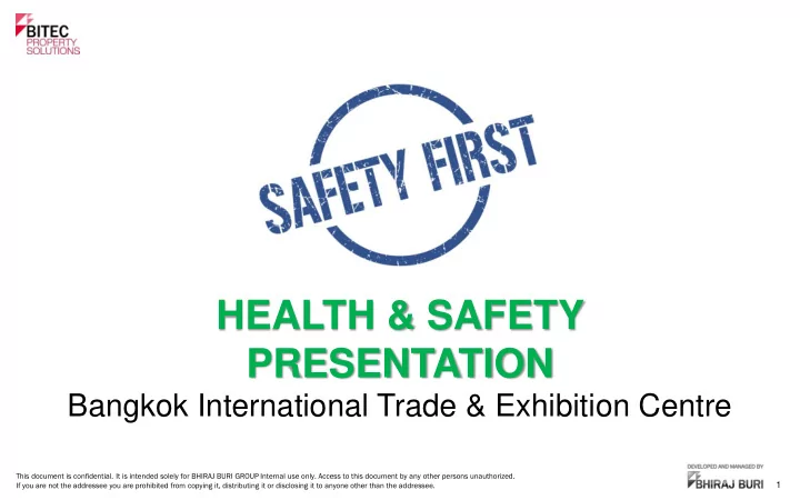 health safety