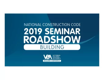 Key Changes  NCC Adoption  in Victoria  AS 1530 Series  Session 1  BCA  Volume One  A  Governing