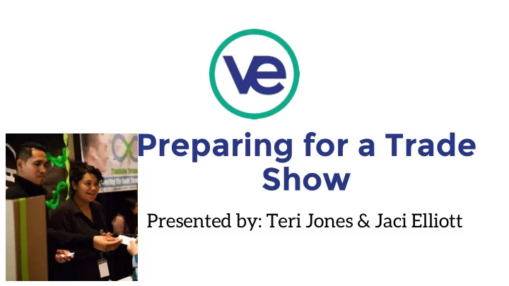 preparing for a trade show