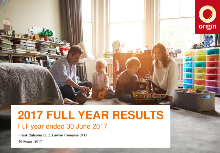 2017 full year results