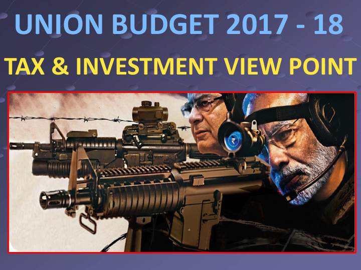 union budget 2017 18