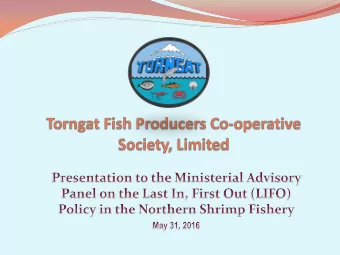 THANK-YOU  INTRODUCTION  The formation of the Co-op which was a direct result  of the issuance